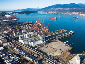 Морской порт Ванкувера фото